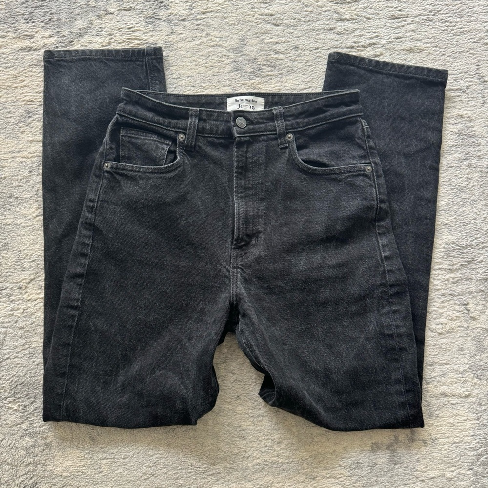 Reformation Liza Ultra High Rise Straight Jean size 29